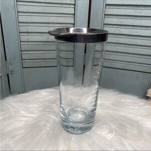 Georg Jensen 1156 Mounted Sterling Strombergshyttan Crystal Cocktail Pitcher